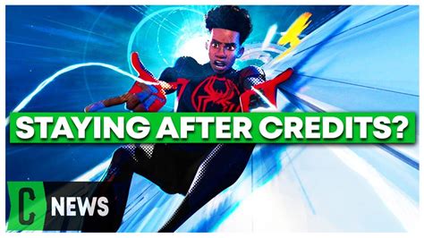 spider-man: across the spider-verse post credits|Does Spider